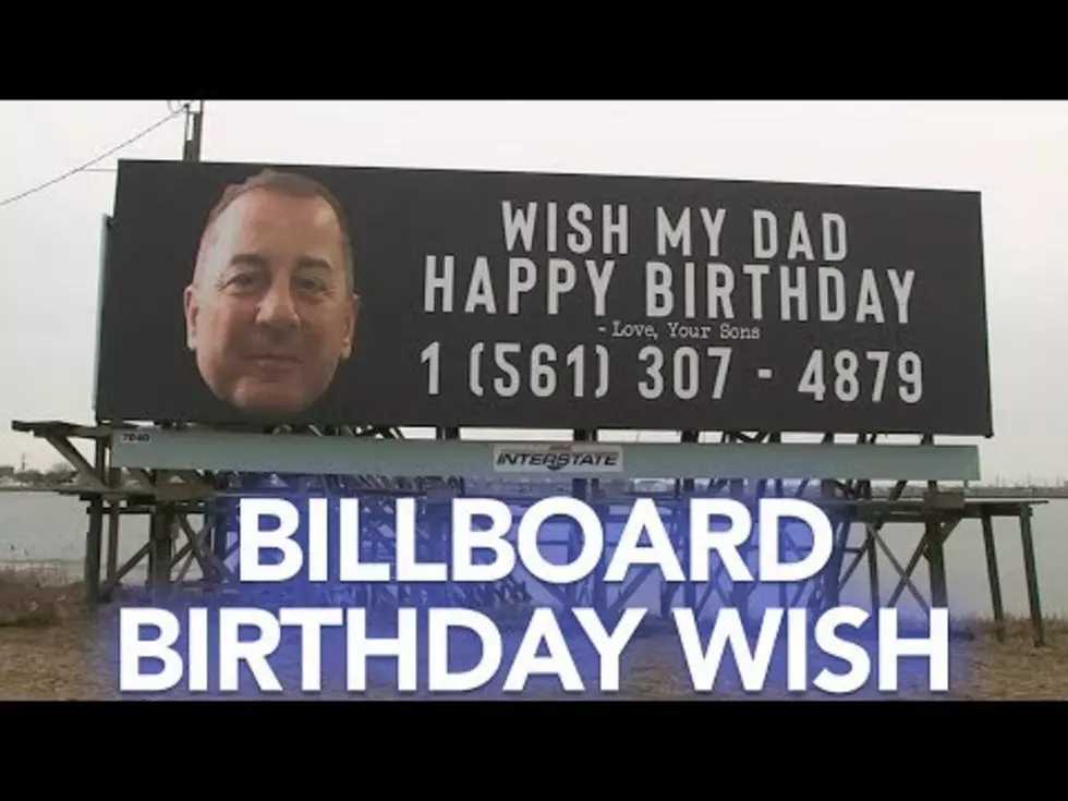 Man gets Calls & Texts after Sons put up Happy Birthday Billboard