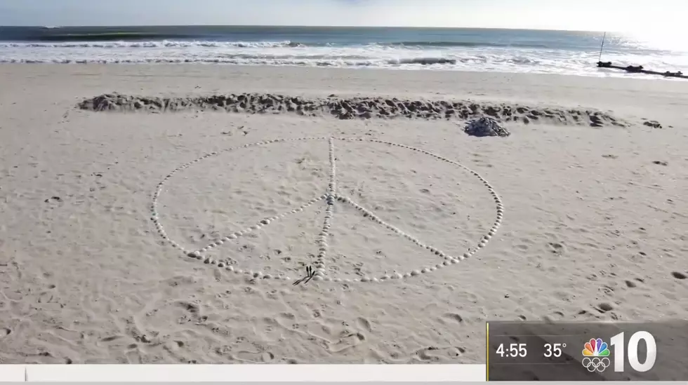 People Are Flocking to My Favorite Beach Town to See Huge Peace Sign