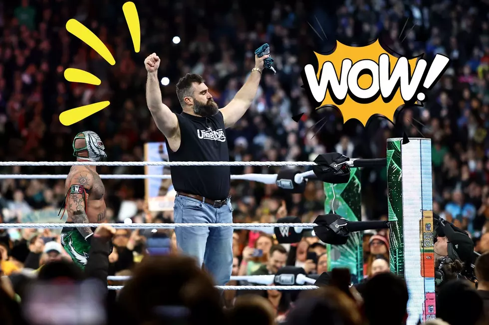Jason Kelce Shocks Crowd With Surprise Appearance at Wrestlemania 40 in Philadelphia