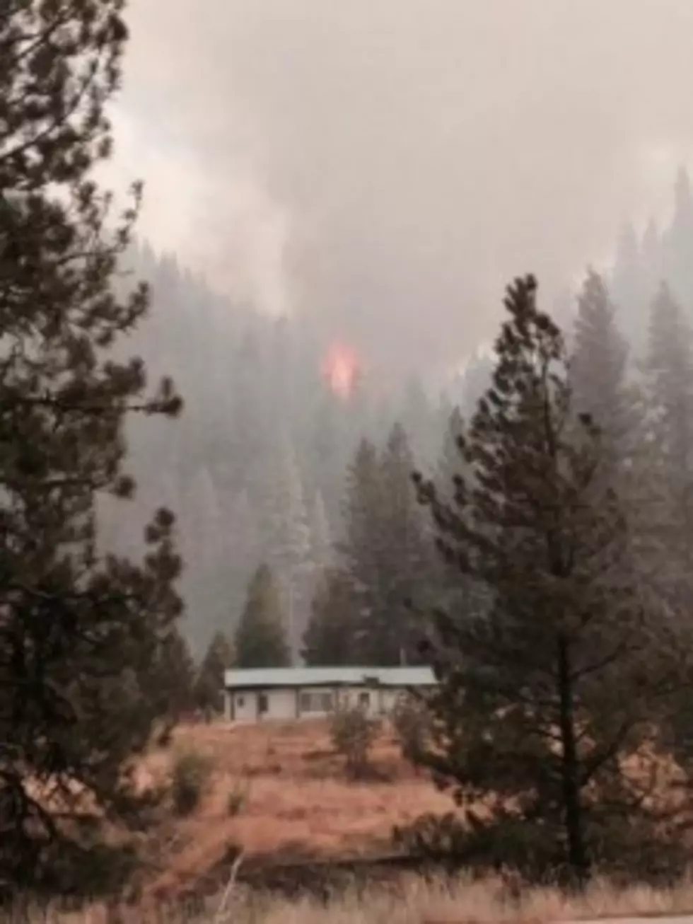Voluntary Evacuations Remain for Central Idaho Fire