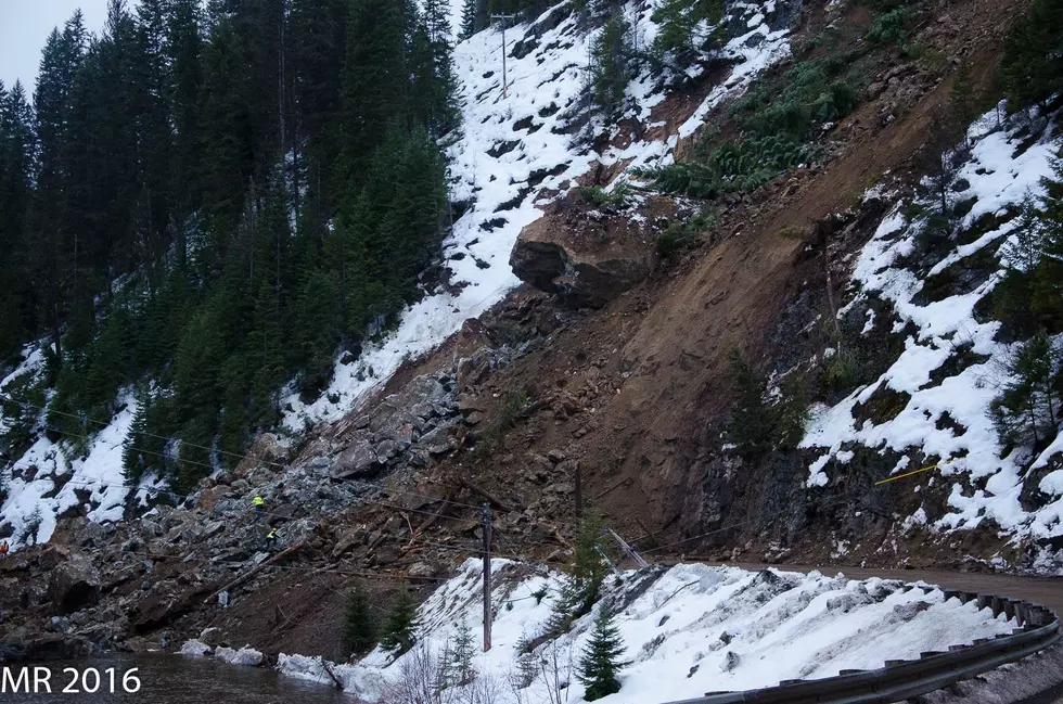 Main Road to Remote Idaho Town Blocked by Landslide, Again
