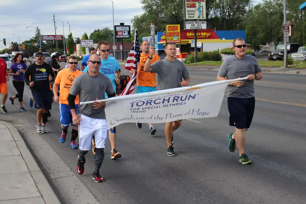 Special Olympic Athletes Prep for Games with Torch Run