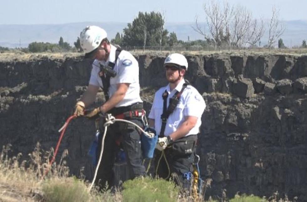 Woman Rescued from Canyon Wall Near Twin Falls