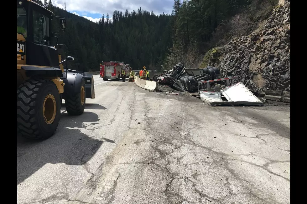 Trucker Cited After Truck Crashes on Idaho Mountain Pass
