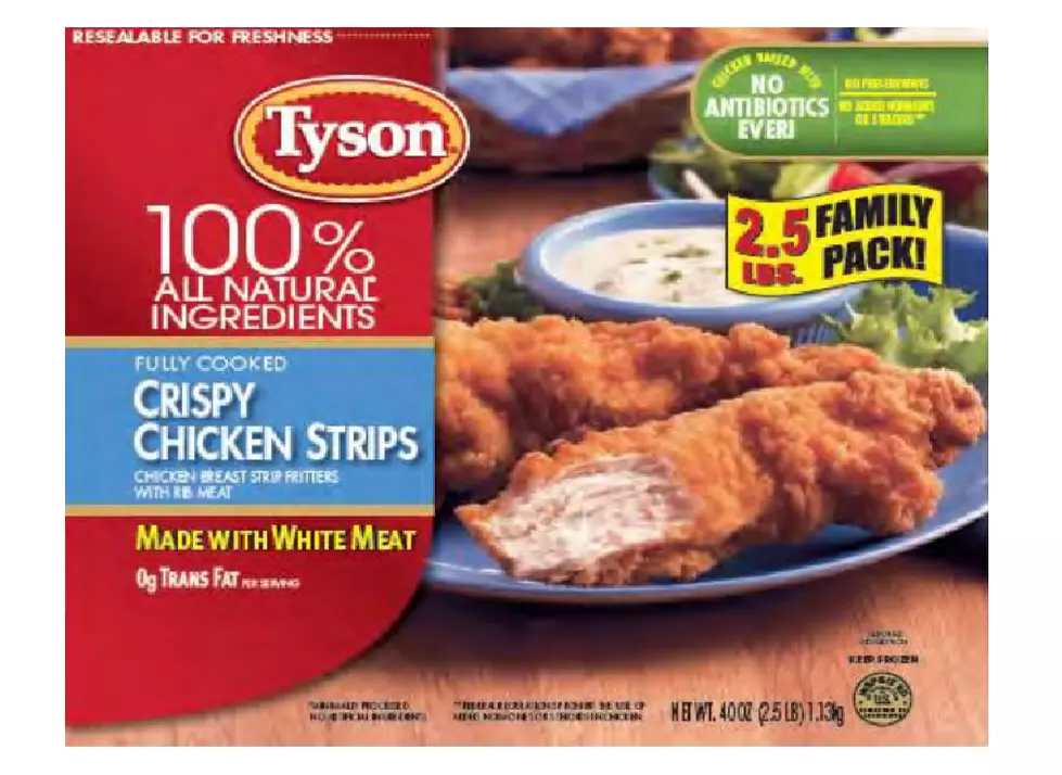 Tyson Foods Recalls Nearly 12M pounds of Frozen Chicken Strips