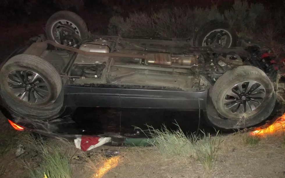 SUV Rolls South of Bellevue, Driver Not Seriously Injured