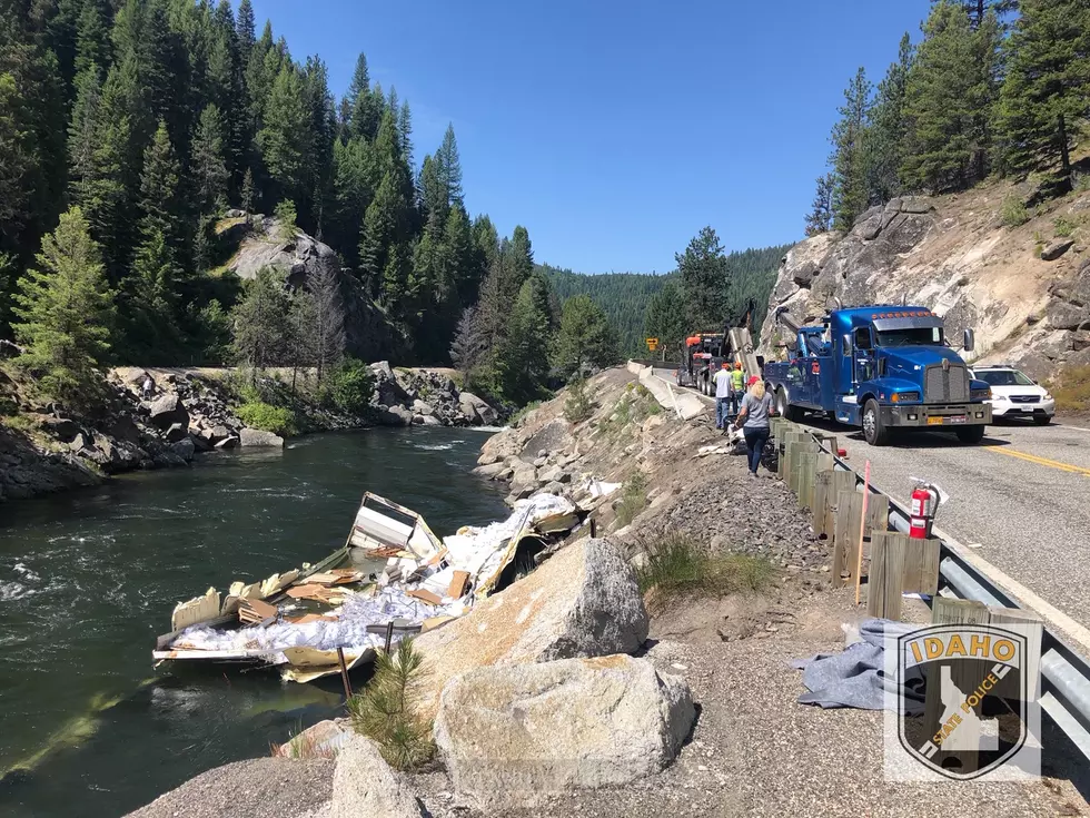 Trucker Cited After Crashing Truck Into Idaho River