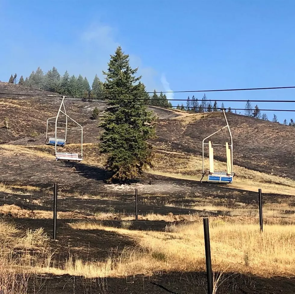 Fire Burns Through Soldier Mountain Ski Resort