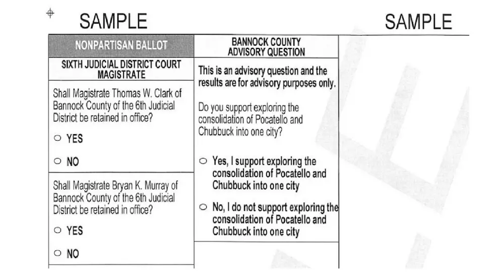 Voters Asked on Combining Chubbuck with Pocatello