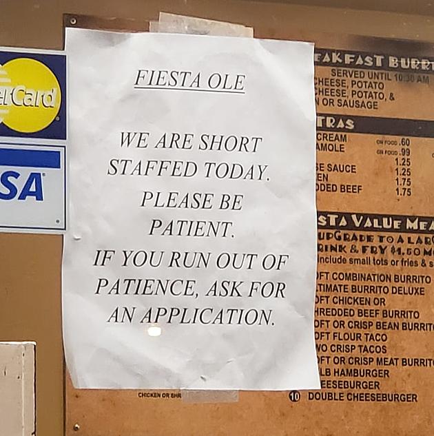 Kimberly, Idaho Restaurant Posts Clever Help Wanted Sign