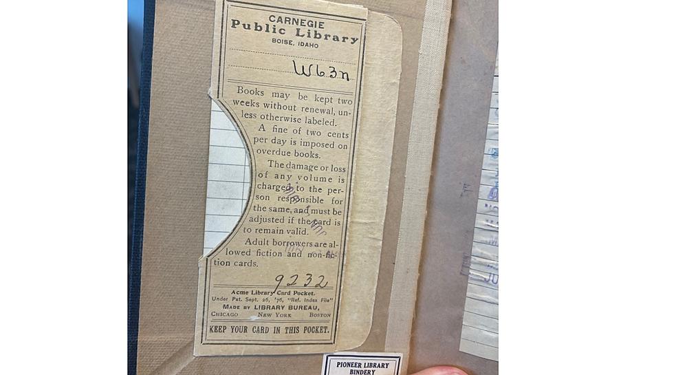 Idaho Library Book Surfaces After Missing for Over a Century