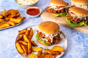 Pulled Jackfruit Sandwiches, Perfect for The Fourth of July