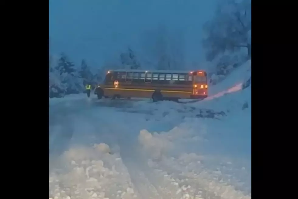Caption This Video Of An Idaho School Bus Stuck In The Snow