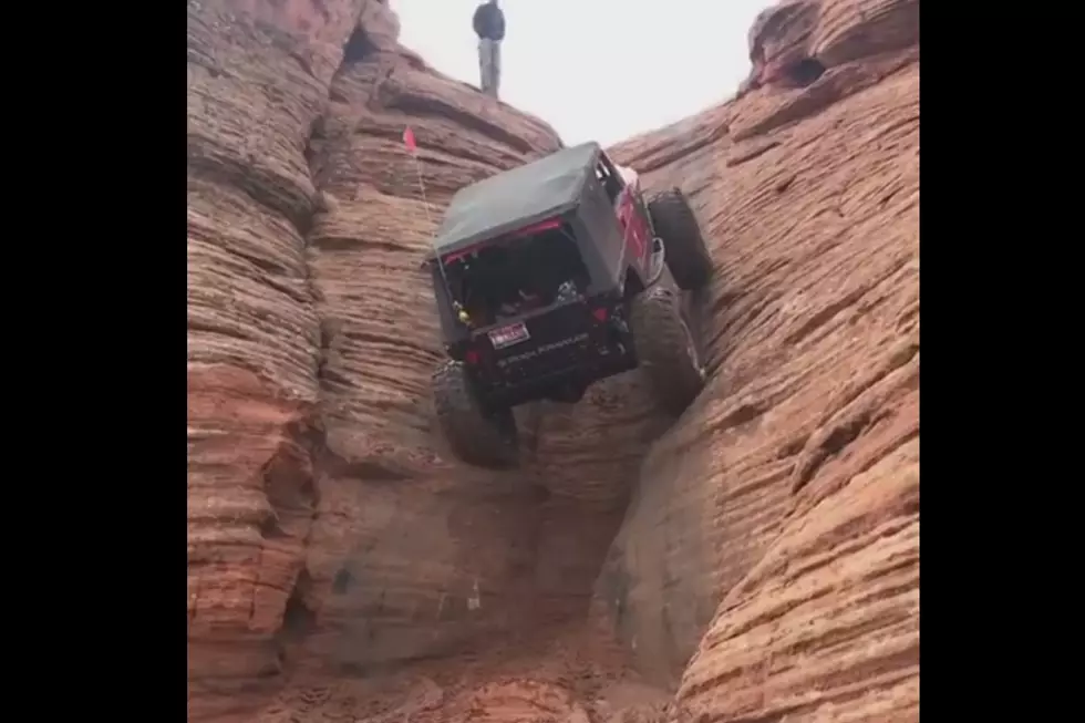 WATCH: Idaho Jeep Seems To Defy Gravity On Uphill Climb
