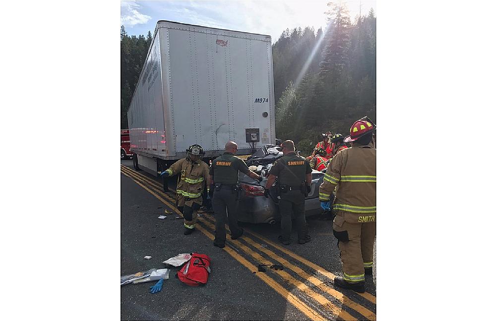 Trailer Disconnects from Truck, Crashes Into Sedan in North Idaho