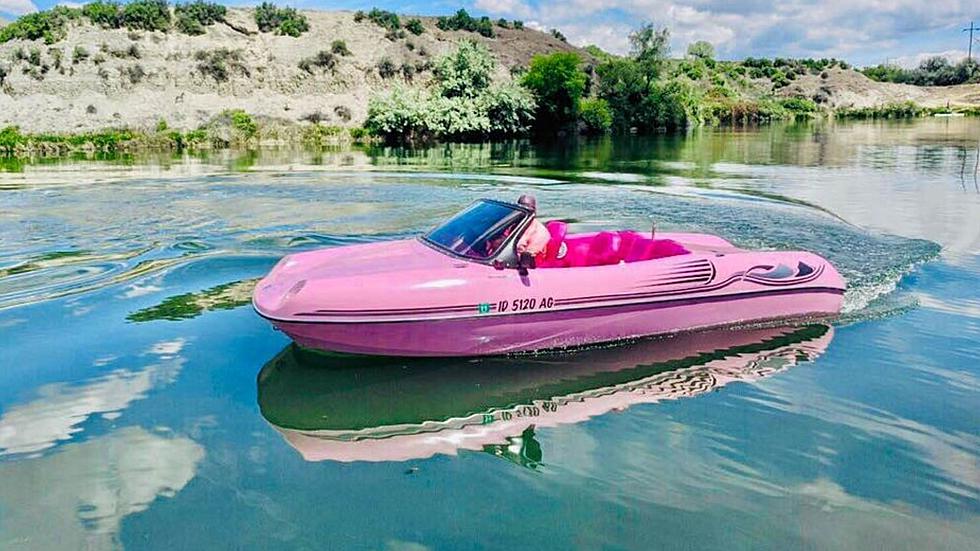 One of a Kind Pretty in Pink Classic Boss Boat For Sale in Southern Idaho