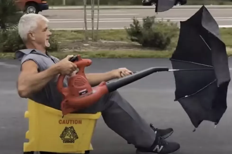 INTRODUCING: The Mop Bucket Umbrella Vehicle
