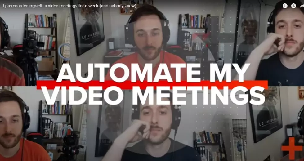 WATCH: Employee Prerecords Himself For Zoom Meeting