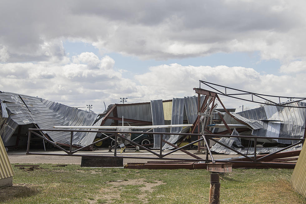 See Hangars & Planes Crushed By Wyoming Blizzard