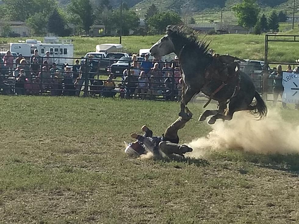 Painful To Watch, Chugwater Rodeo Rider Caught Under Hoof