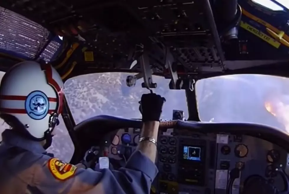 WATCH: Cockpit View Of Airborne Wyoming Firefighters
