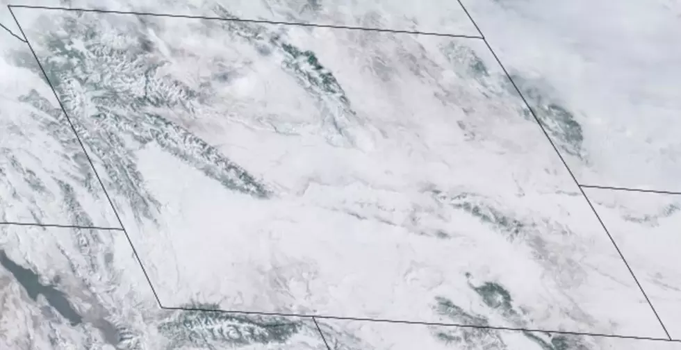 It’s Snow Joke, Those Aren’t Clouds Covering Wyoming!