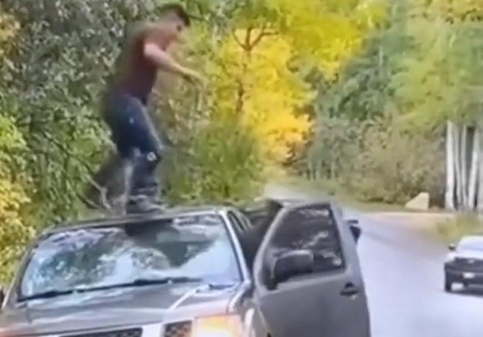 WATCH: Man Scares Bear Out Of His Car