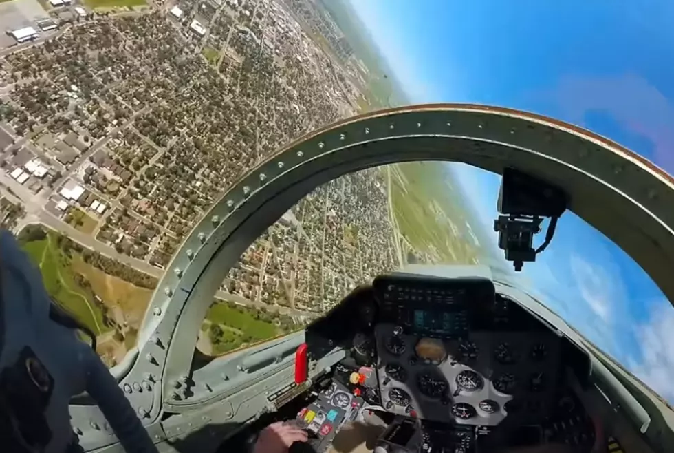 WATCH: Pilot’s View Of Landing A Jet Fighter In Cheyenne, Wyoming