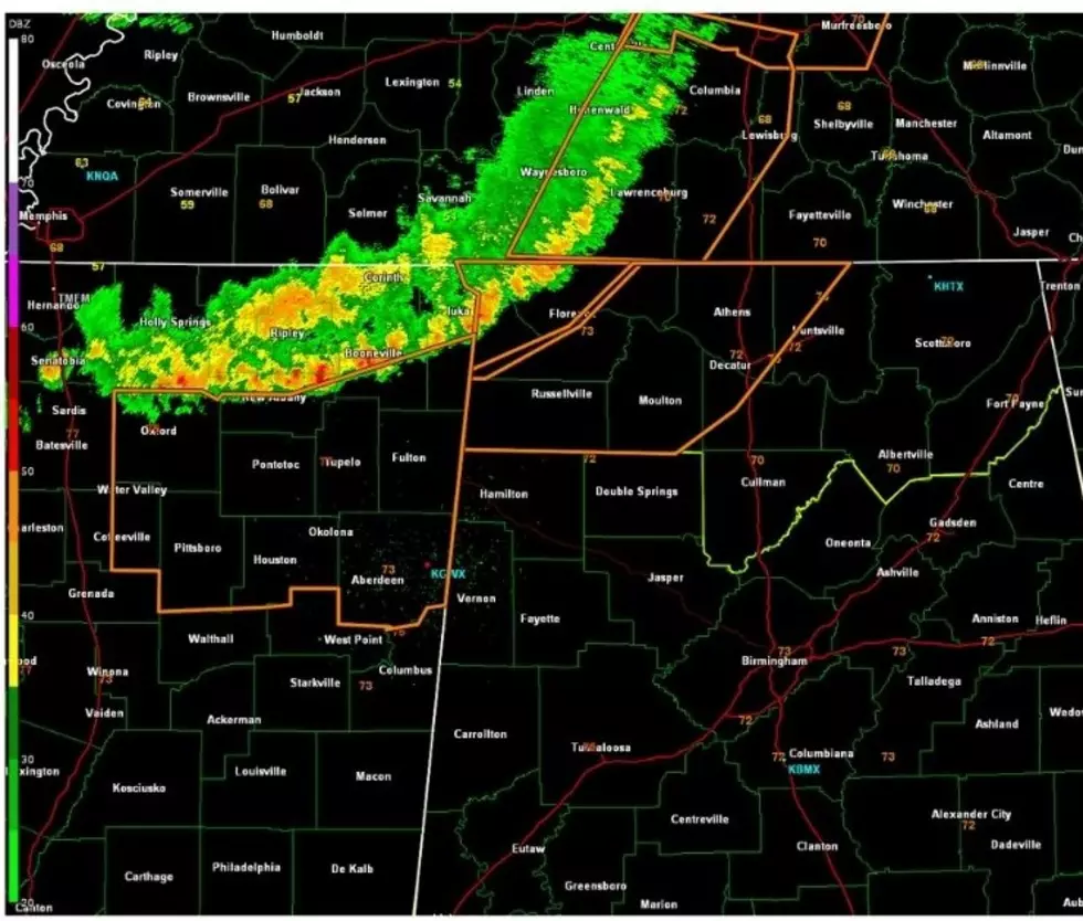 Severe Thunderstorm Warning Issued for Several West Alabama Counties