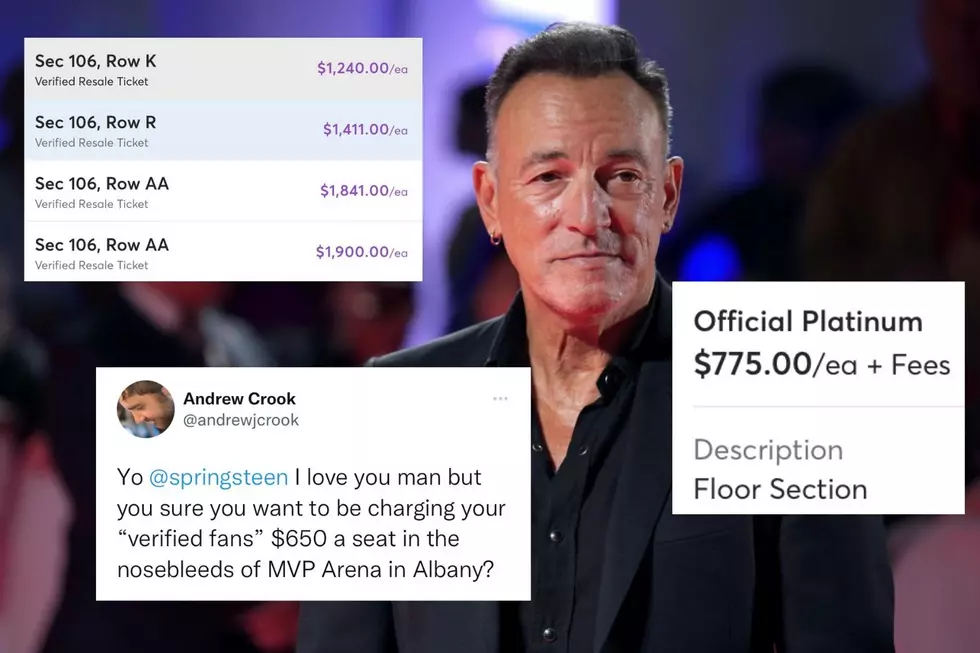 Ticketmaster Responds To Albany's Springsteen Sticker Shock