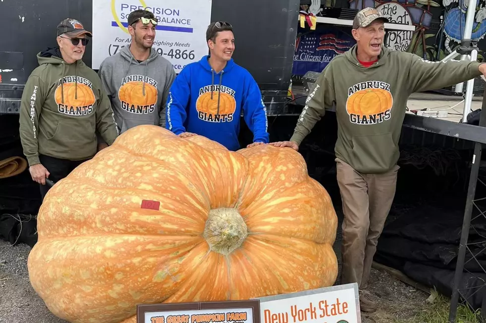 Record-Breaking New York State Pumpkin Weighs As Much As A Car