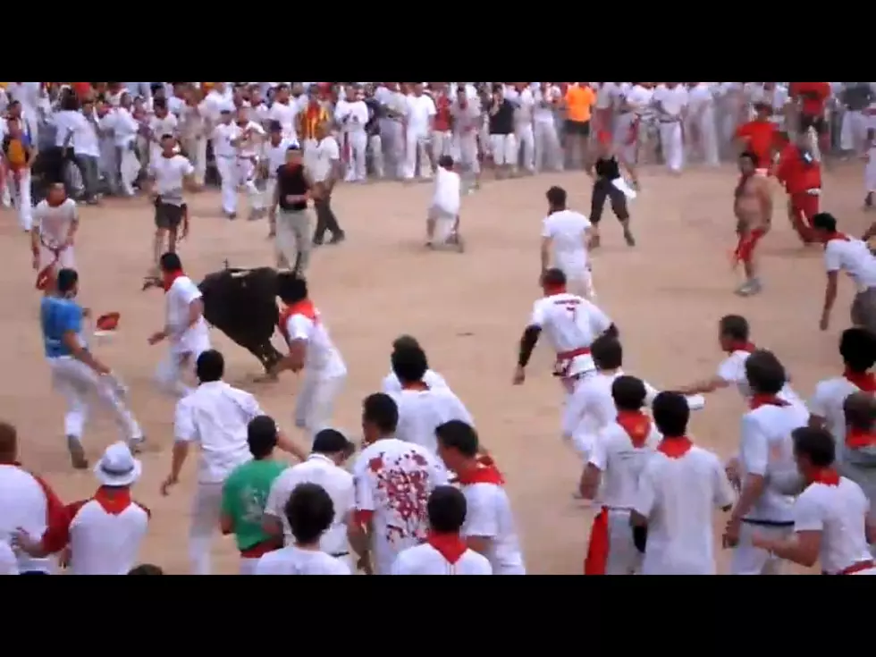 Streaker Gets Gored By Bull [VIDEO]