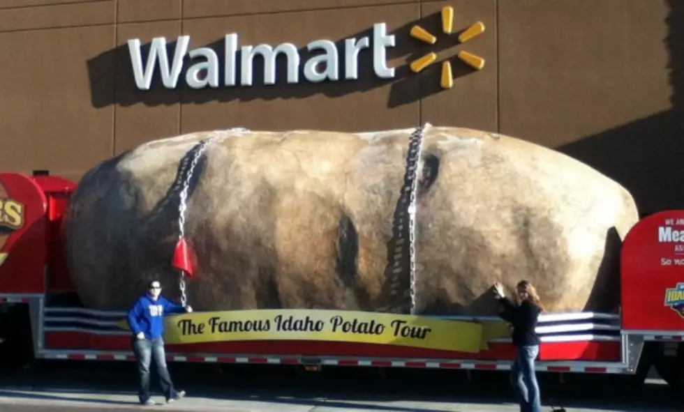 Giant Potato Rolls Through Walmart In Twin Falls [Audio]