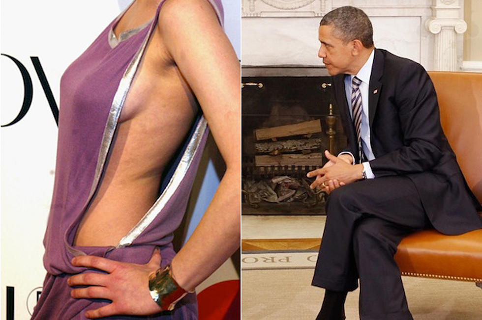 President Obama’s Twitter Account Follows ‘Celebrity Sideboob’