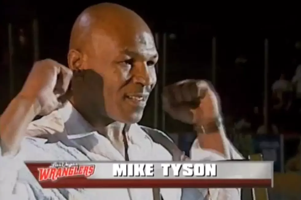 Mike Tyson Gets Loud at a Hockey Game — Men With Balls
