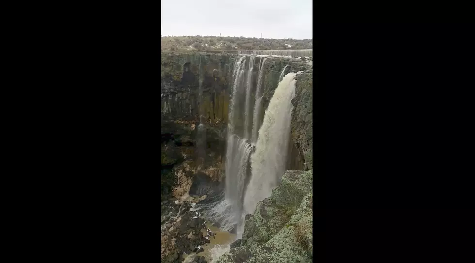 Have You Seen The Crazy Amount of Water Going Over Deadman Falls? (WATCH)