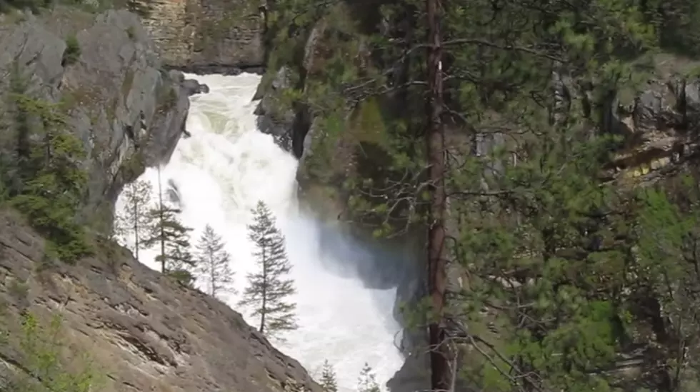 This is What Moyie Falls Looks Like With Lots of Water (WATCH)