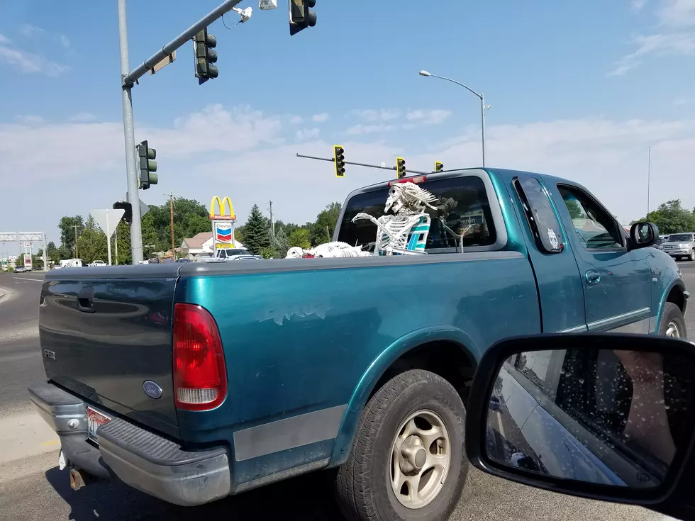 Skeleton in a truck?