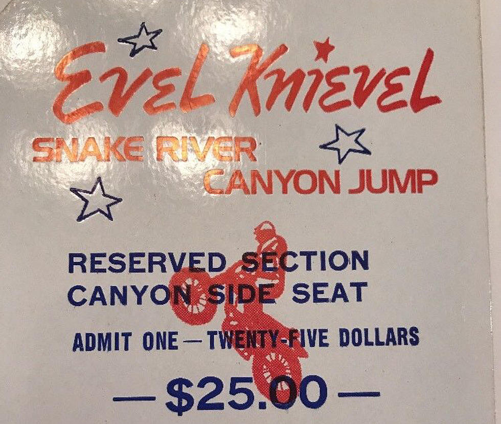 Rare Unused Evel Knievel Snake River Canyon Jump Ticket Found