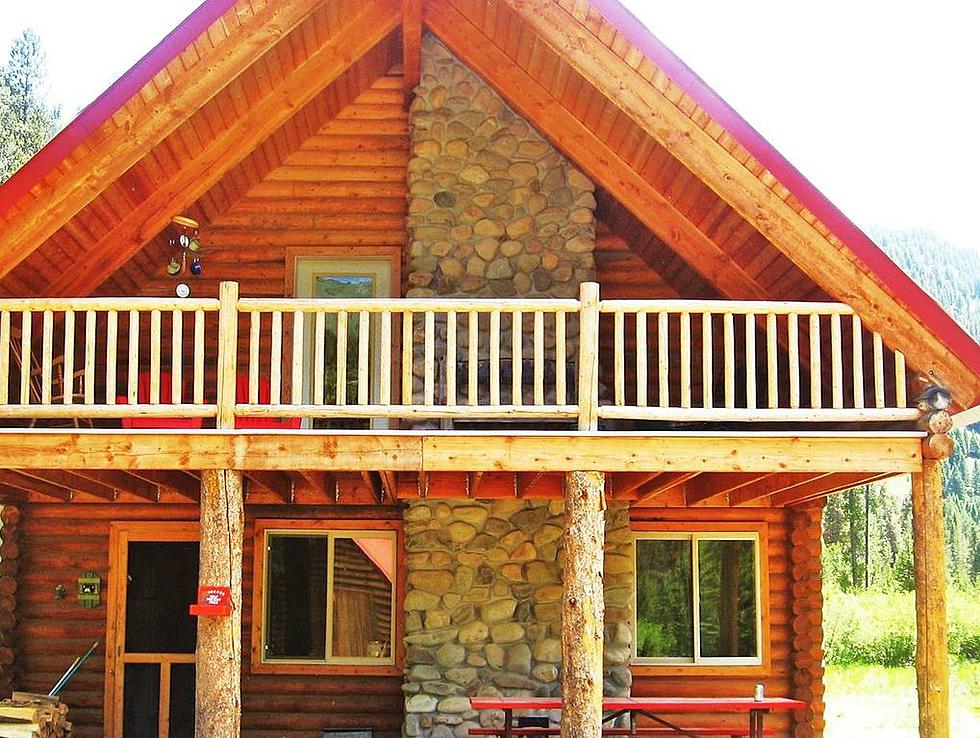 There’s a Sweet Log Cabin Available in Fairfield, Idaho
