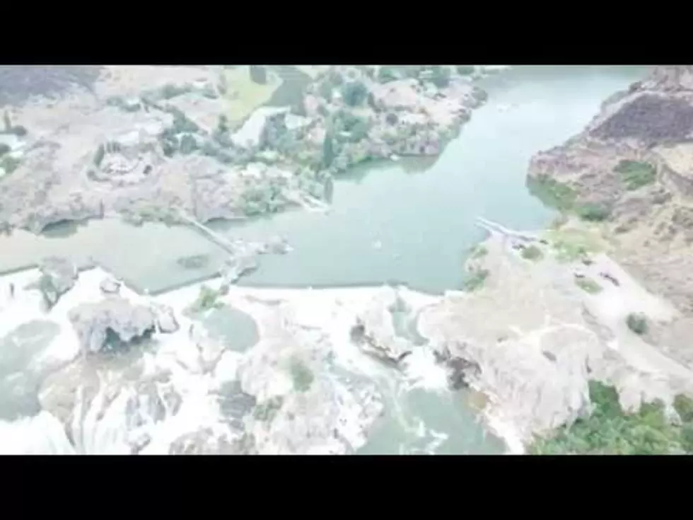 New Drone Video Shows Breathtaking Aerial Of Shoshone Falls
