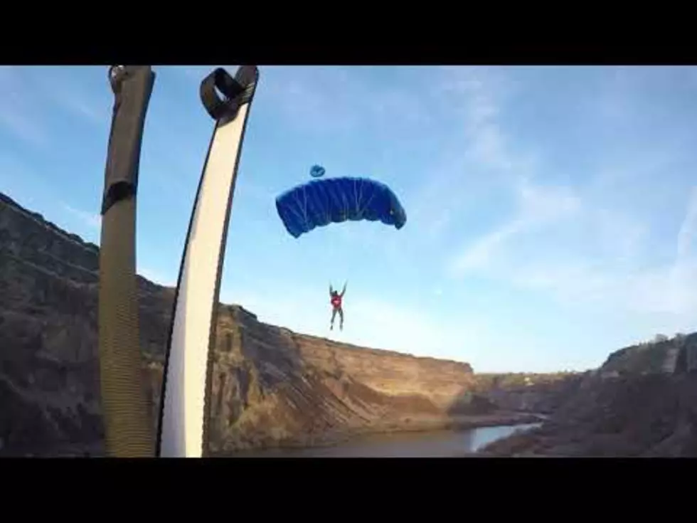 Twin Falls Base Jumper Filmed ‘Walking The Plank’ For First Time