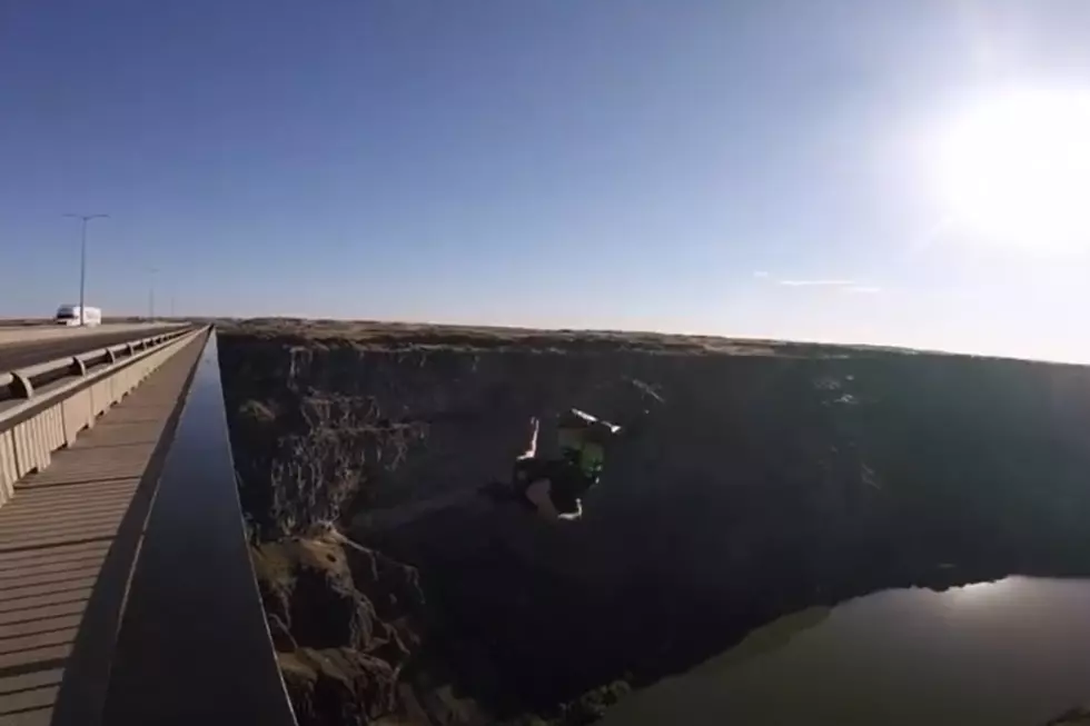Sun Reflects Off Snake River; New BASE Jump Video Has Wow Factor
