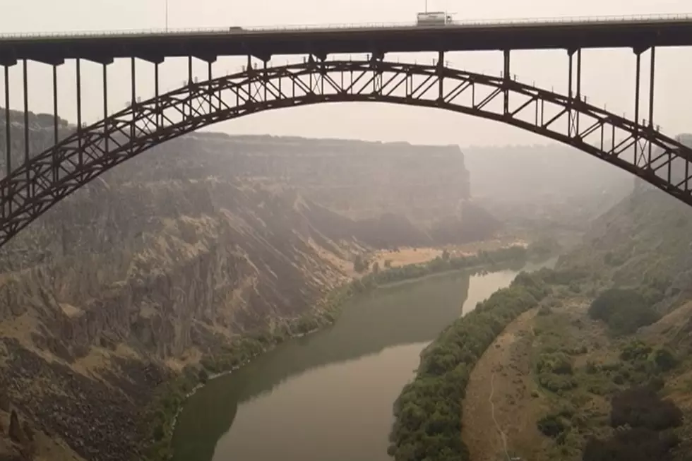 VIDEO: Snake River Canyon Drone Flight Shows How Bad Smoke Is