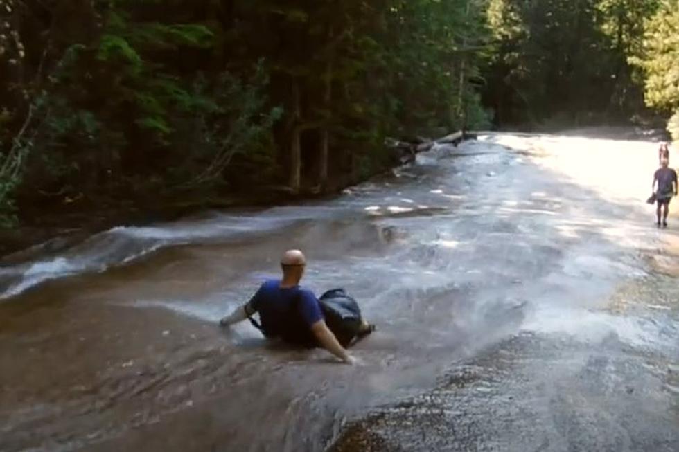 WATCH: No Ticket Needed To Ride This Natural Idaho Water Slide