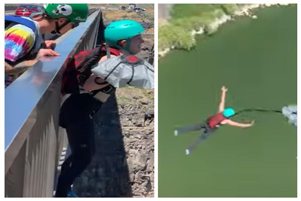 WATCH: Young Kid Absolutely Sticks Twin Falls Bridge BASE Jump