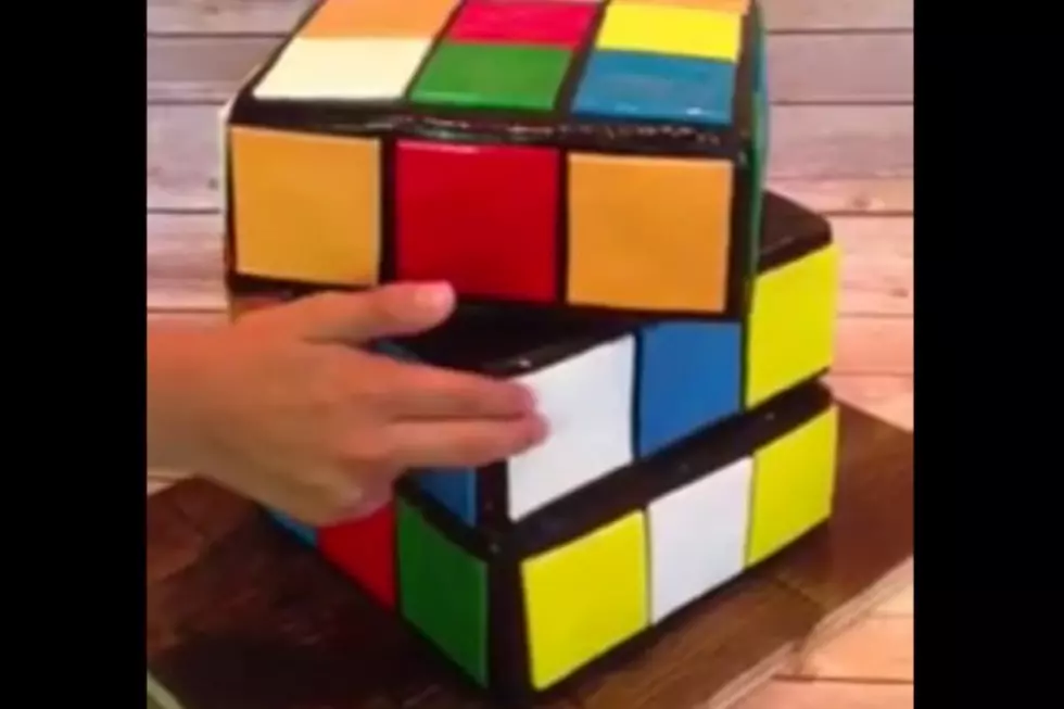 Wyoming Bakery Creates Totally Rad Rubik&#8217;s Cube Cake (Video)