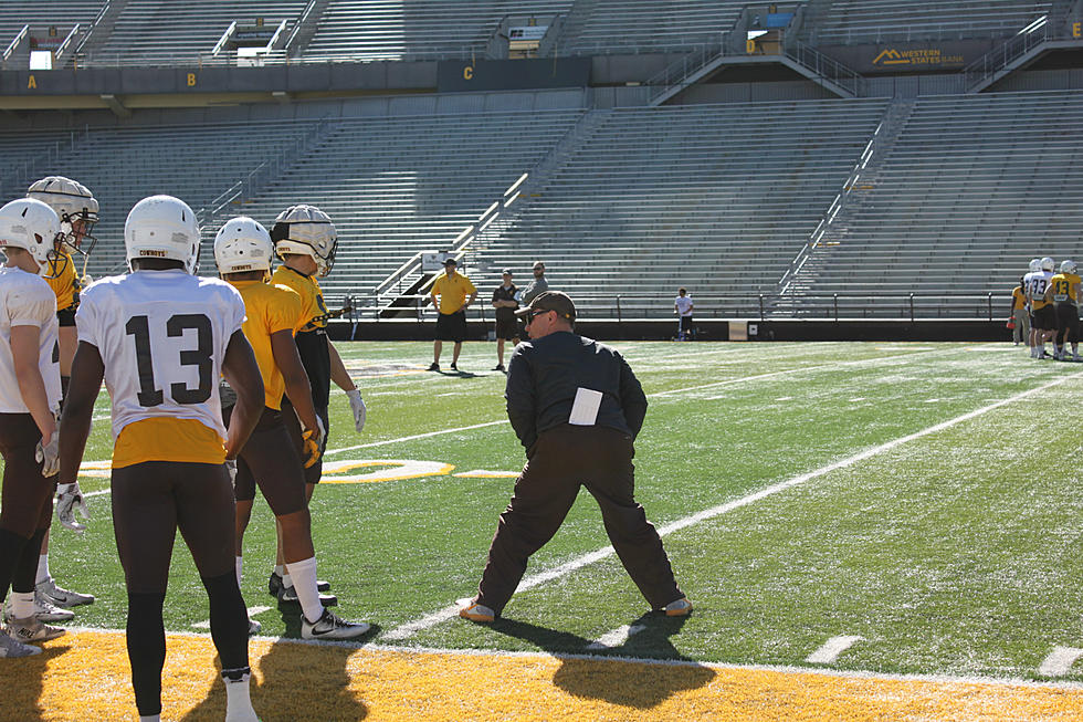 Wyoming Football Preps For Big Spring Scrimmage [VIDEO]