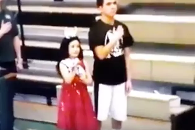8-Year-Old Jaylene Rocks The National Anthem In Green River Wyoming