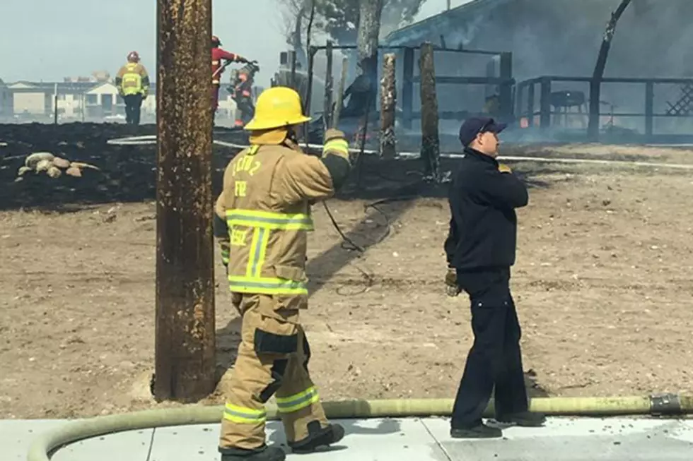 Fire Blazes Near Allison Road in Cheyenne